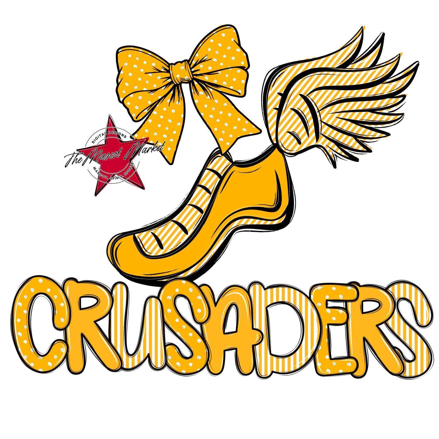 Crusaders Track Spirit Design-Yellow