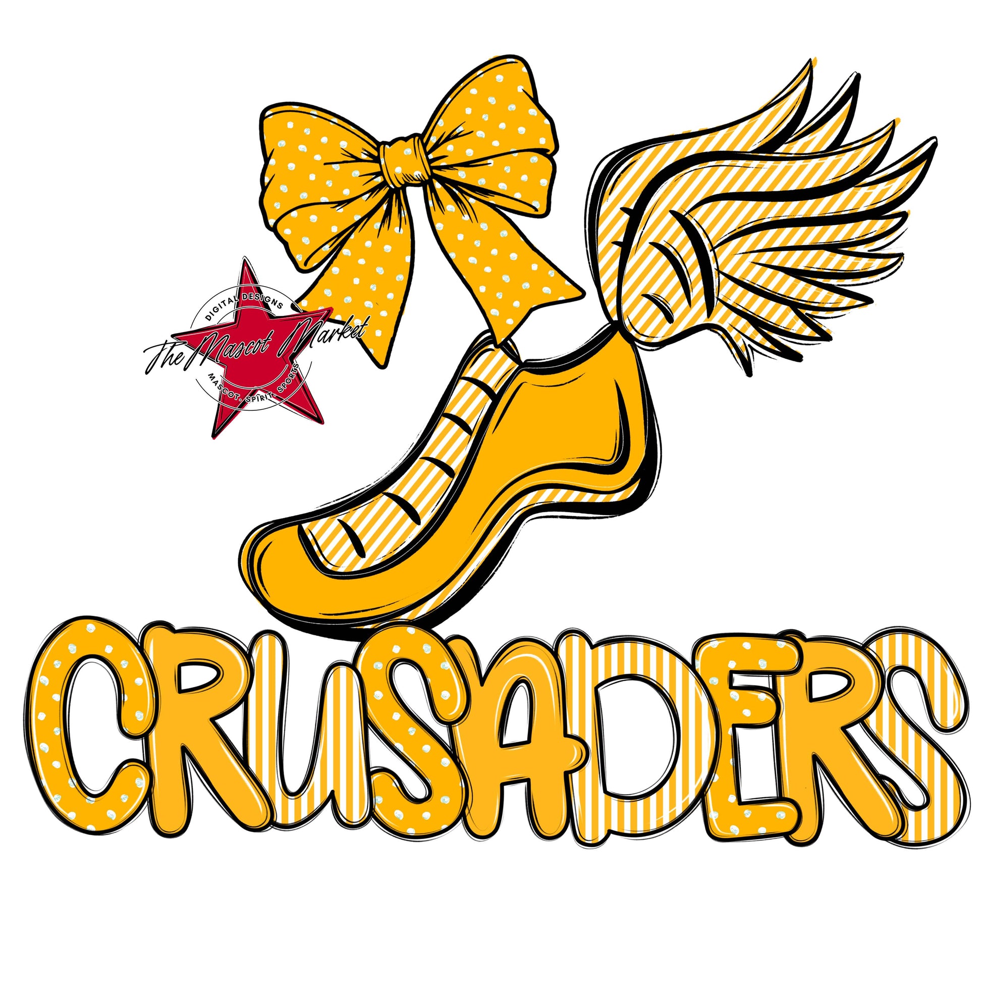 Crusaders Track Spirit Design-Yellow