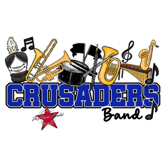 Crusaders Varsity Band-Royal Blue