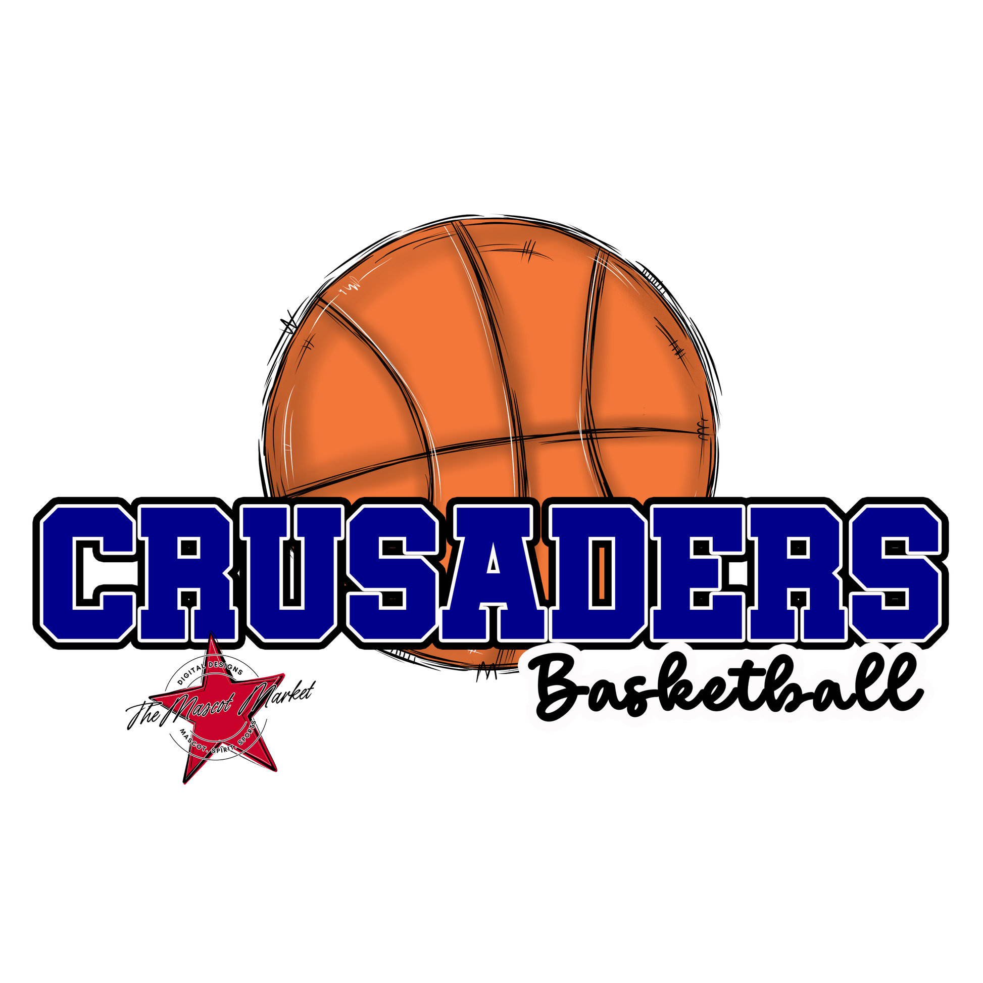 Crusaders Varsity Basketball-Blue