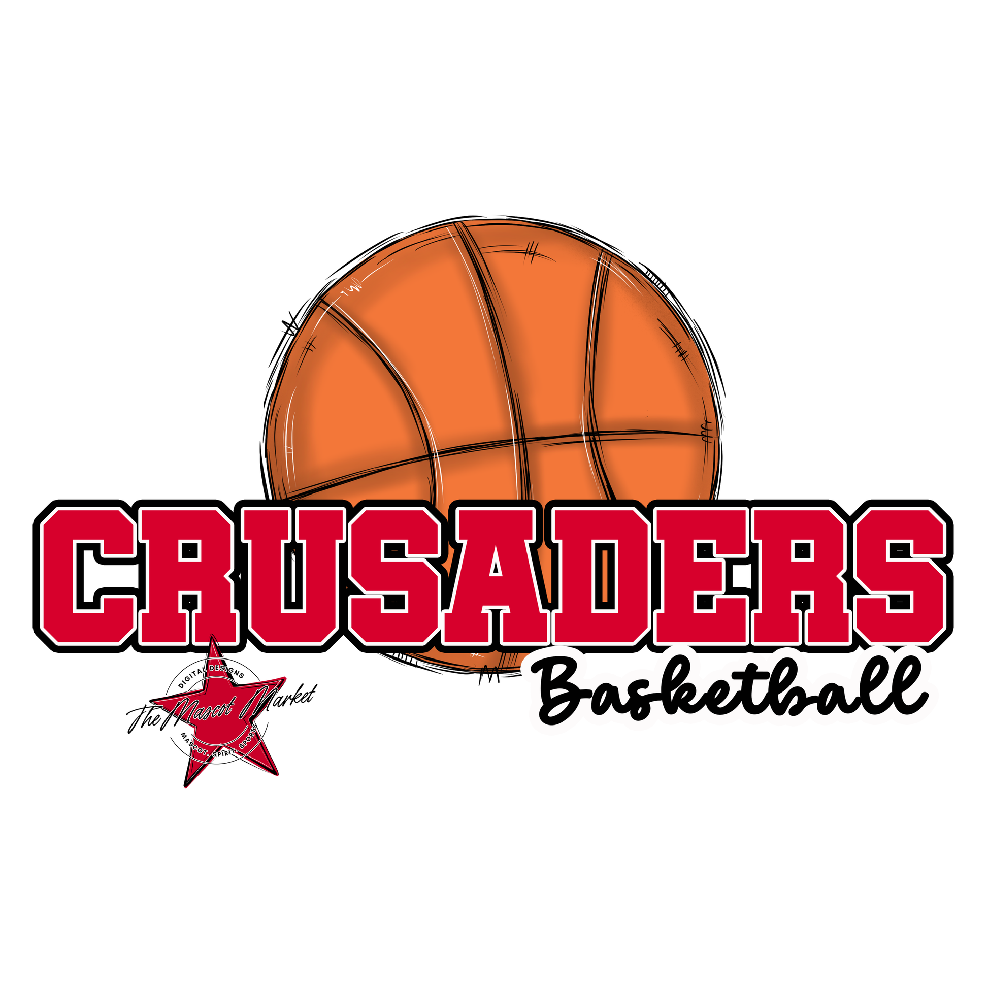 Crusaders Varsity Basketball-Red
