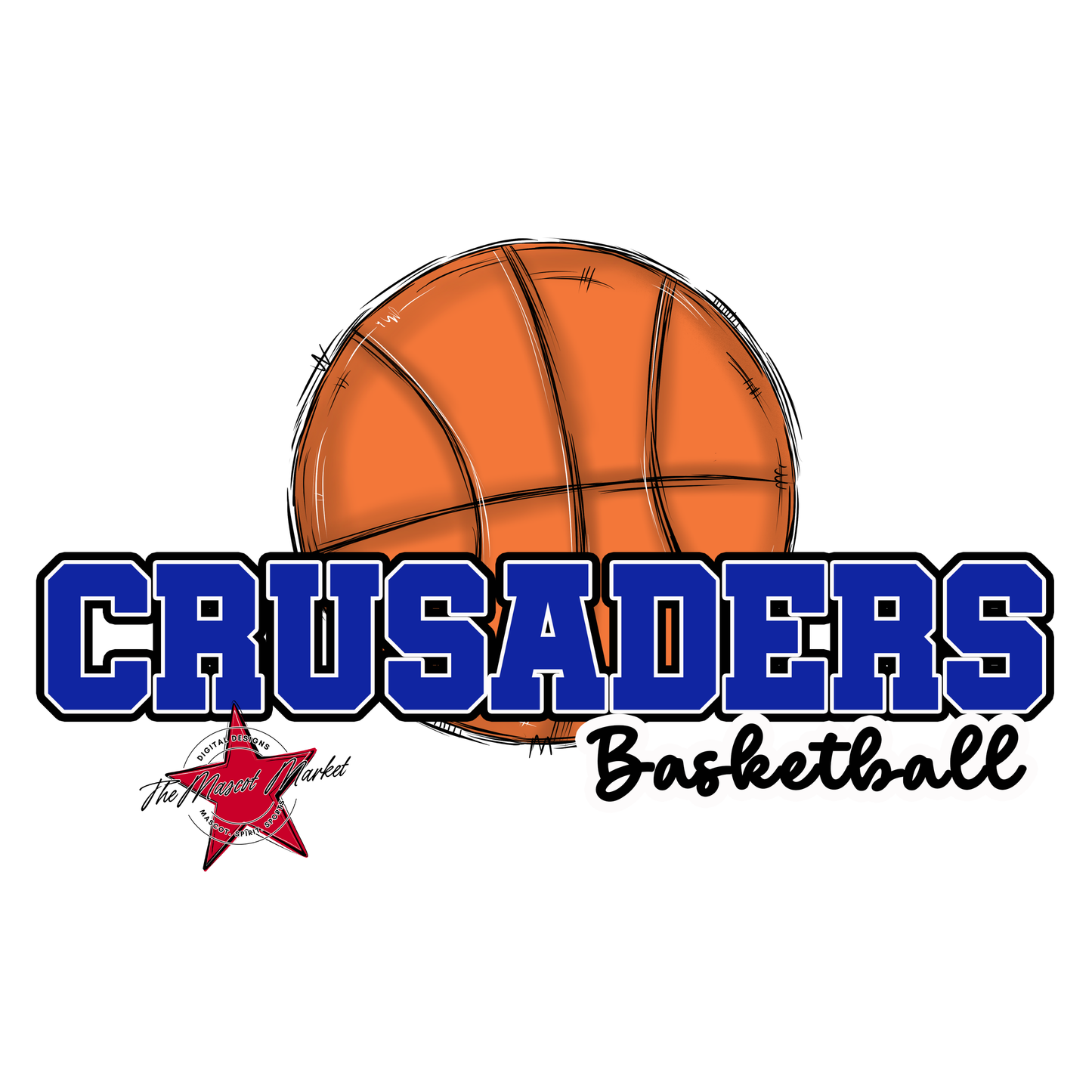Crusaders Varsity Basketball-Royal Blue
