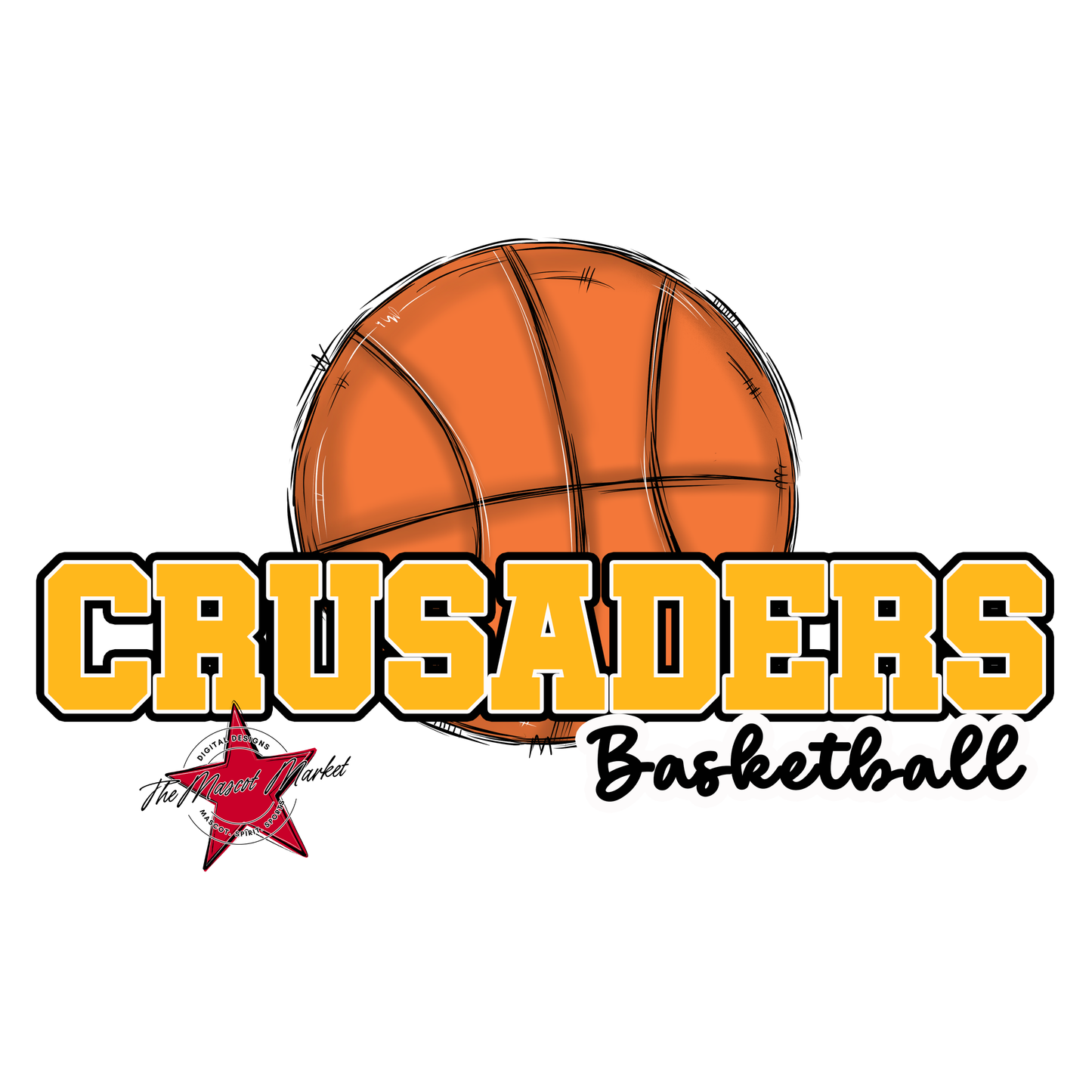Crusaders Varsity Basketball-Yellow