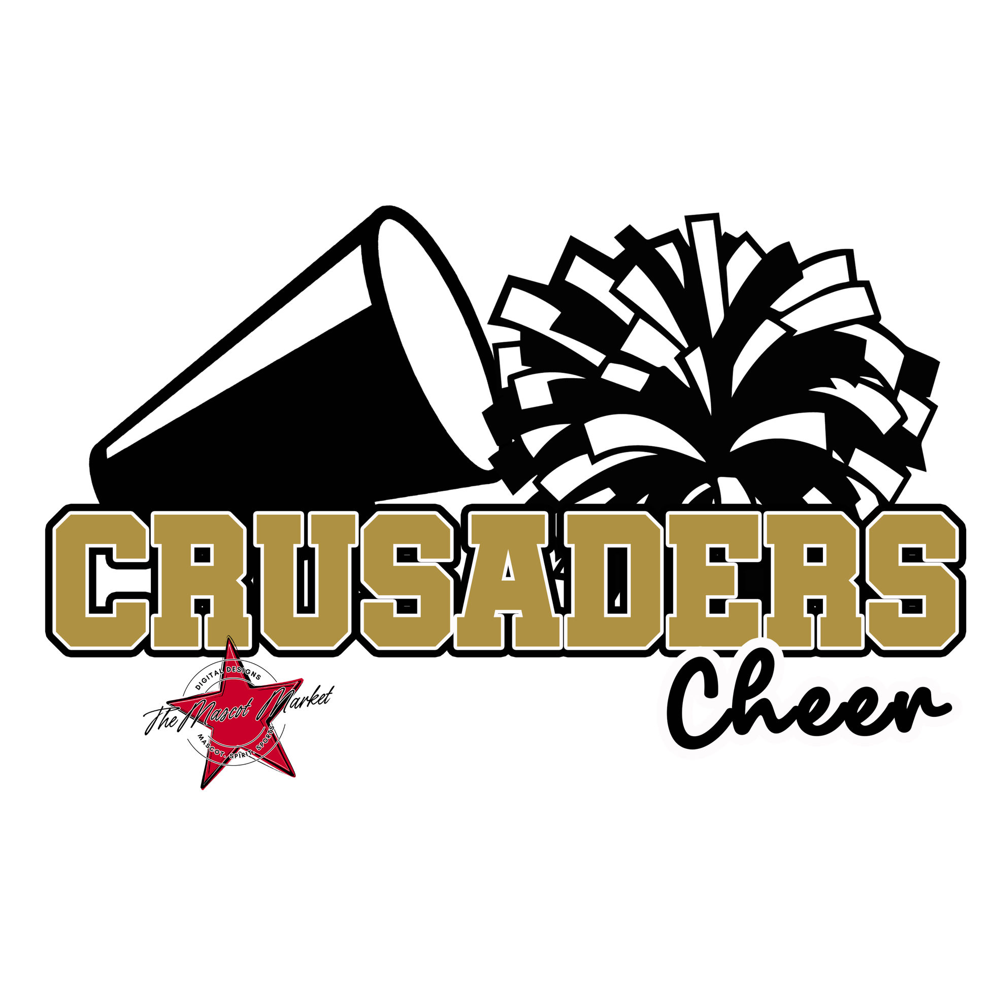 Crusaders Varsity Cheer-Gold