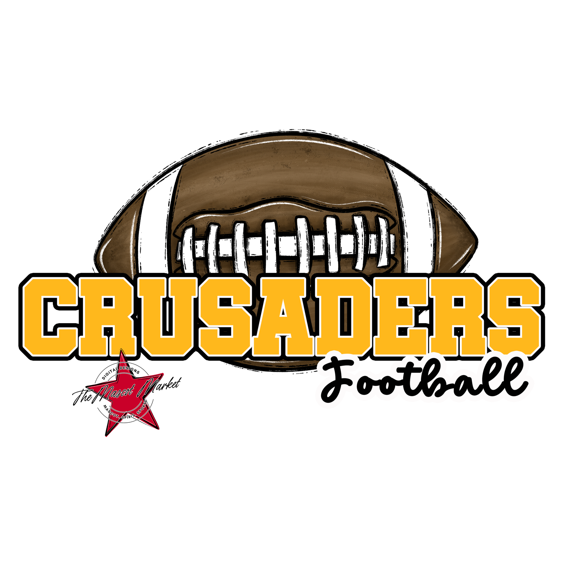 Crusaders Varsity Football-Yellow