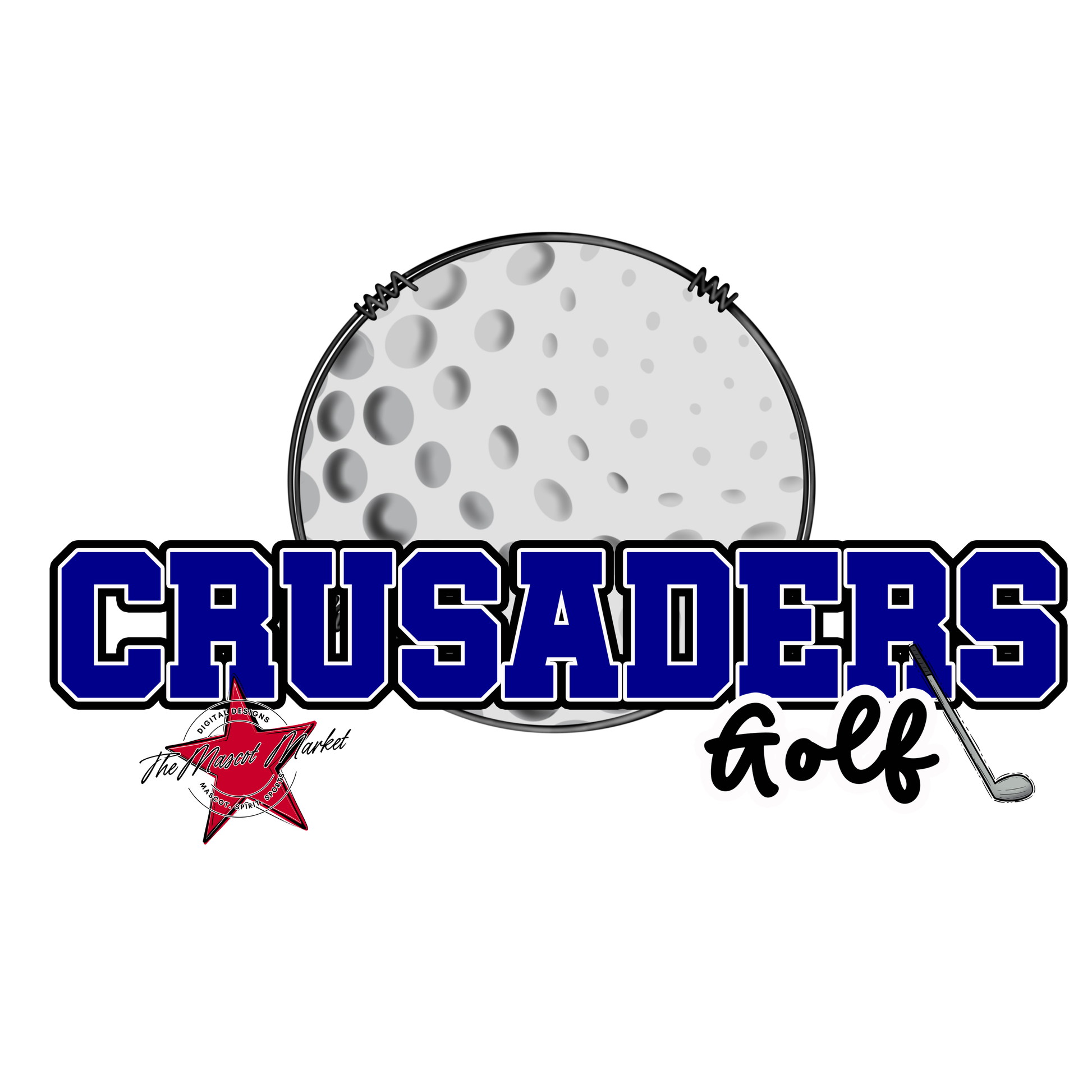 Crusaders Varsity Golf-Blue