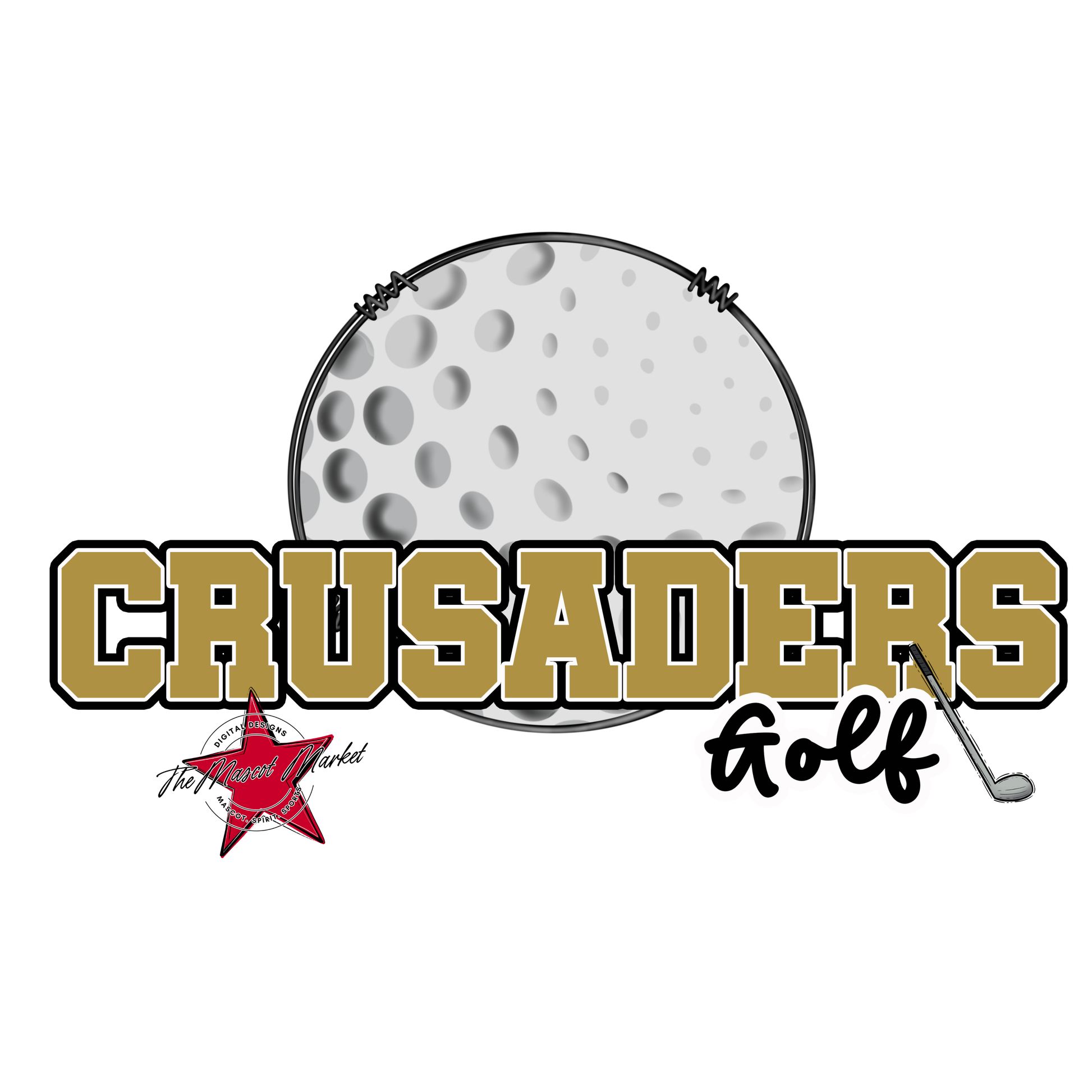 Crusaders Varsity Golf-Gold