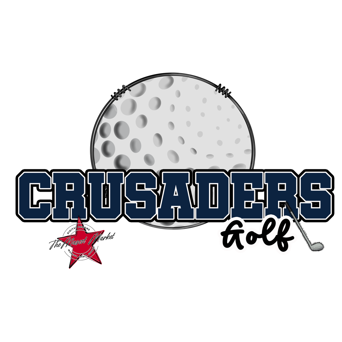 Crusaders Varsity Golf-Navy