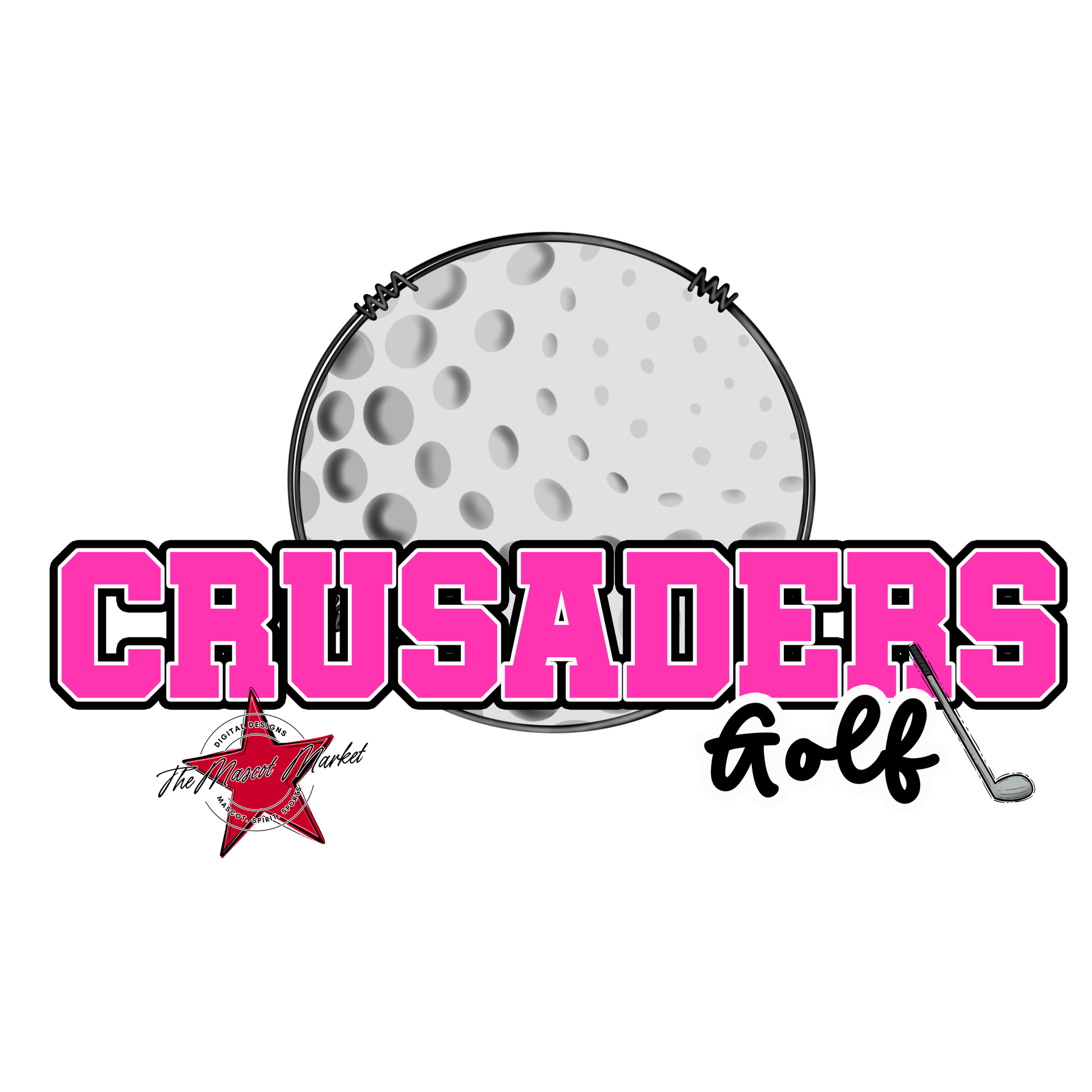 Crusaders Varsity Golf-Pink