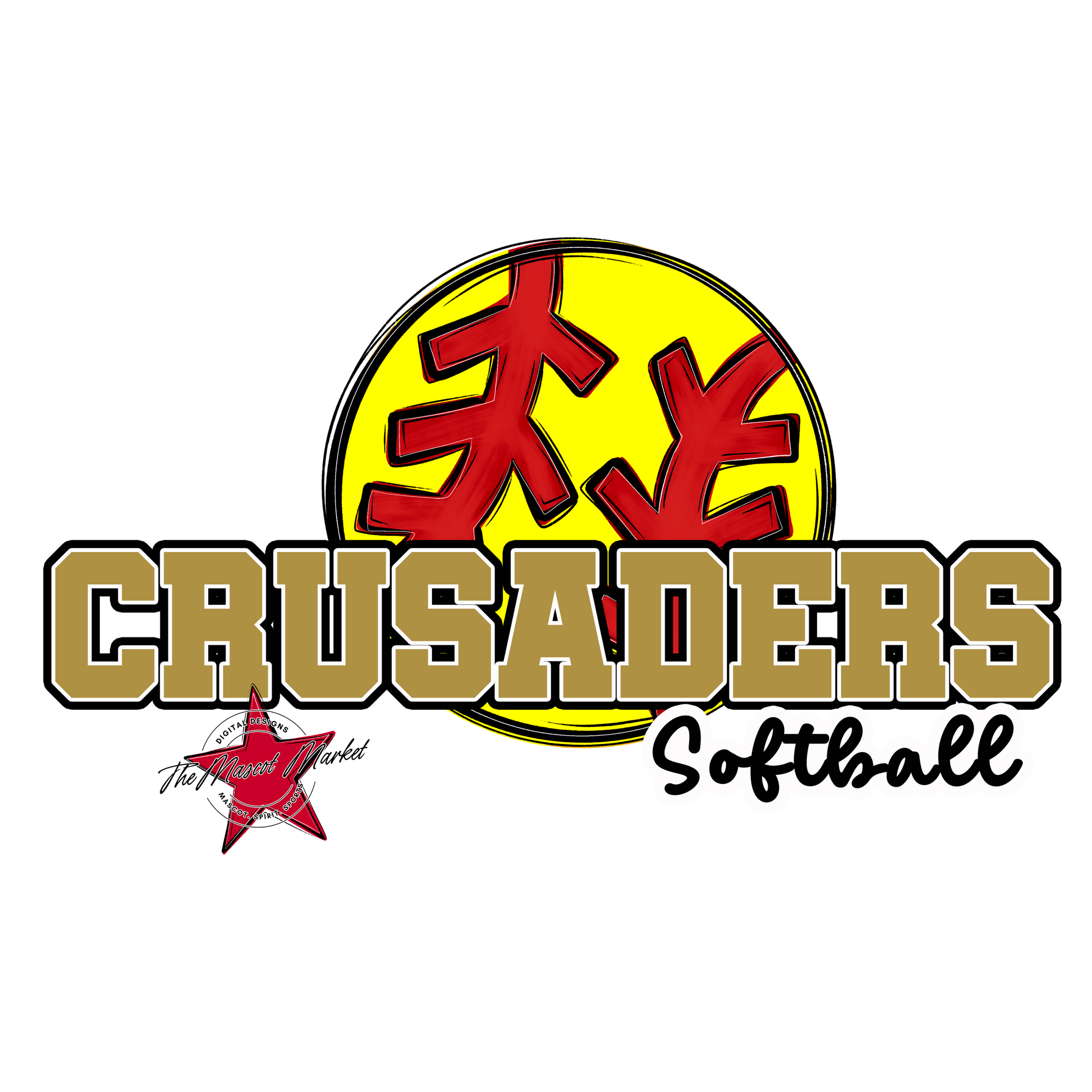 Crusaders Varsity Softball-Gold