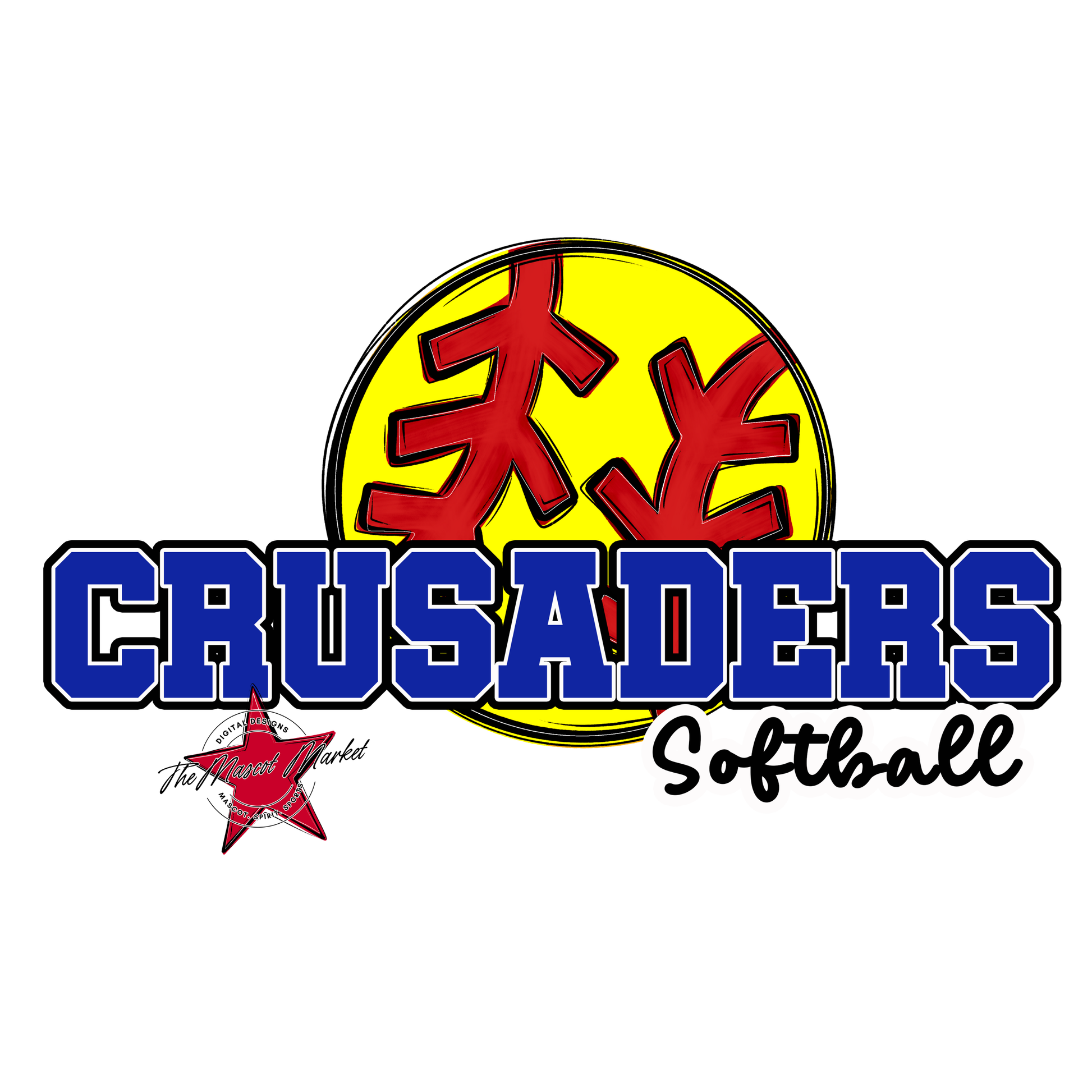 Crusaders Varsity Softball-Royal Blue