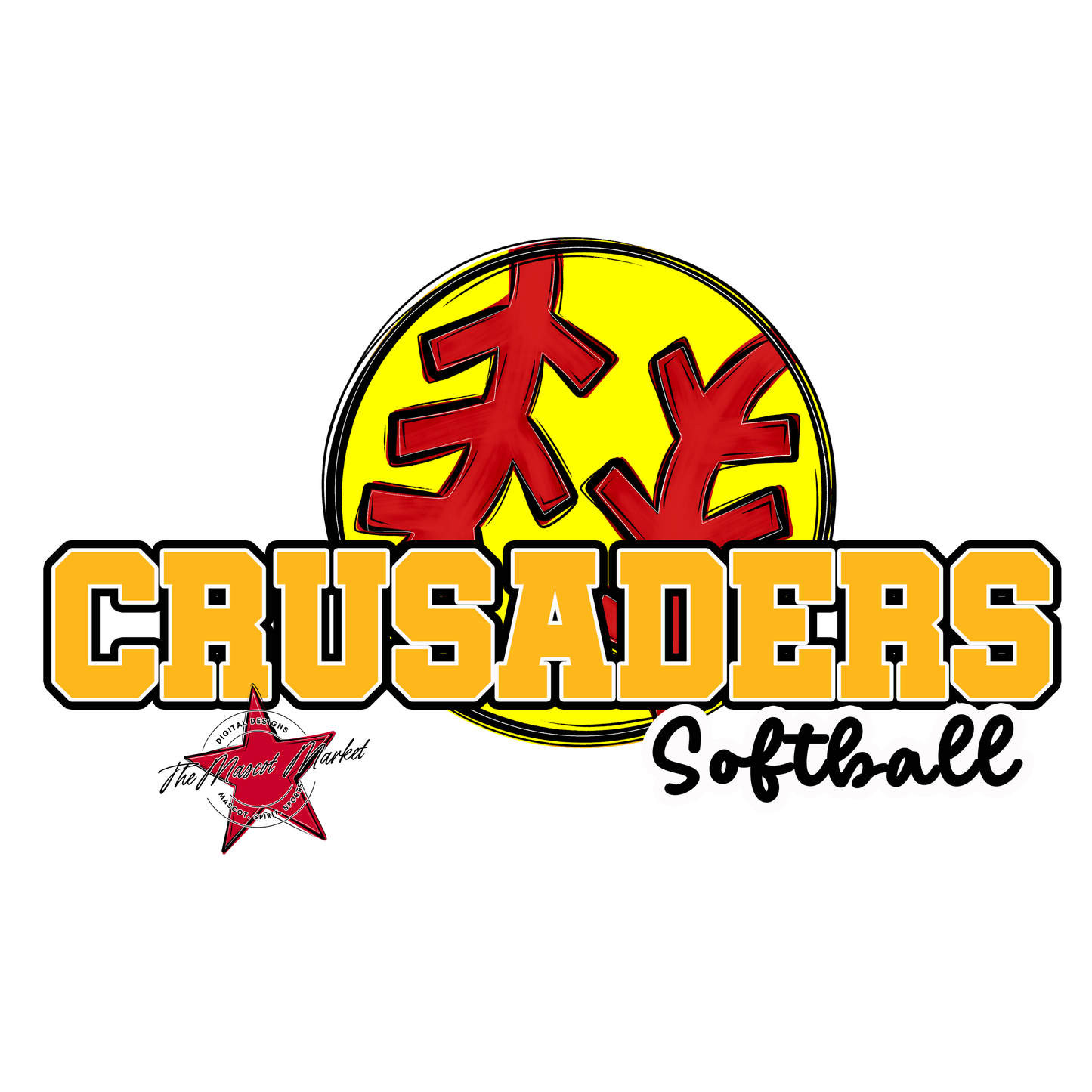 Crusaders Varsity Softball-Yellow