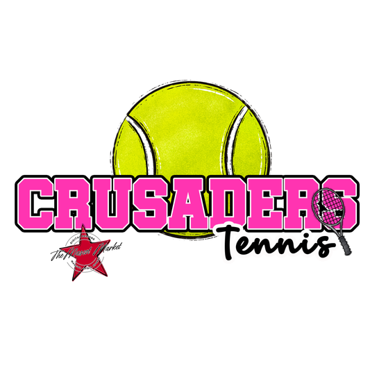 Crusaders Varsity Tennis-Pink