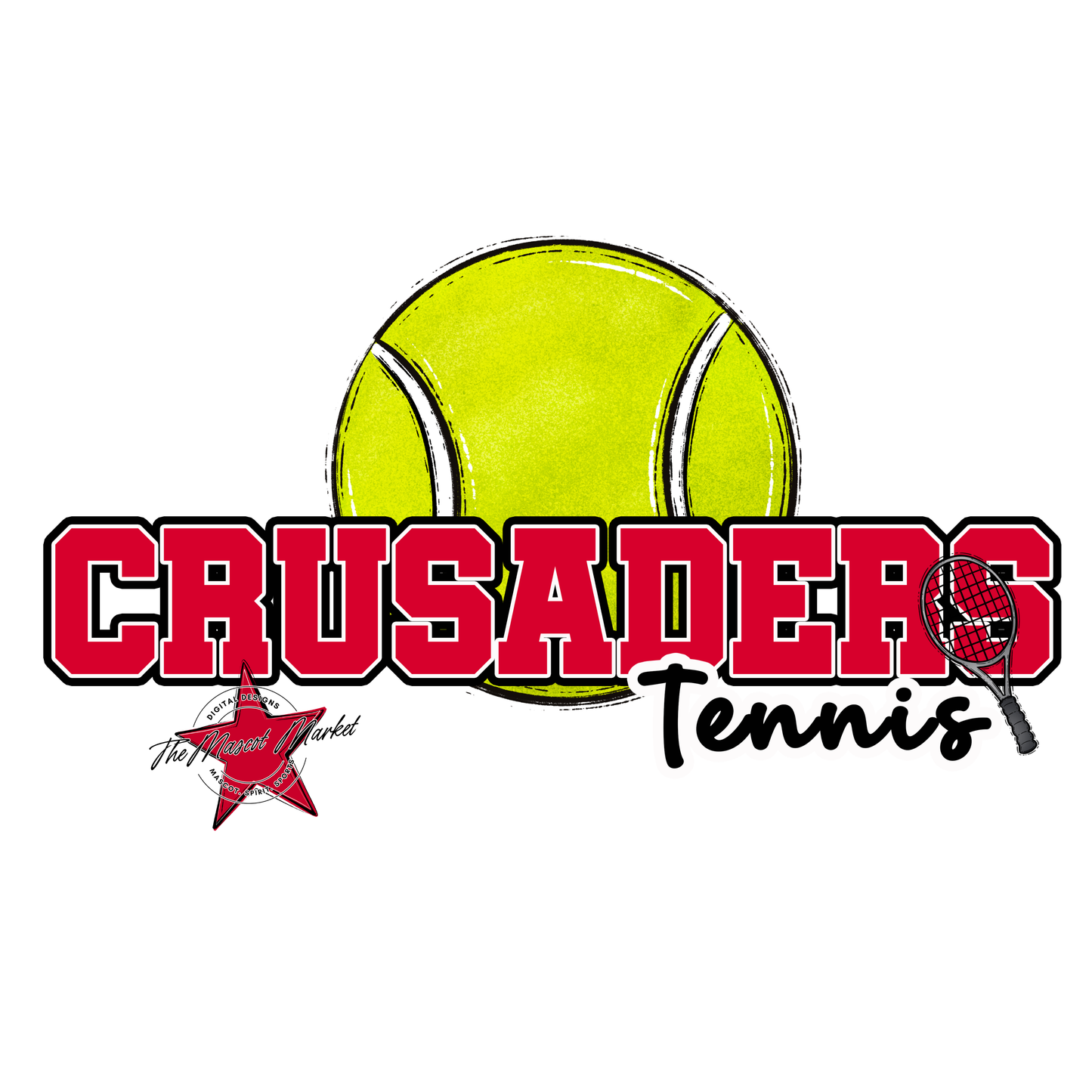 Crusaders Varsity Tennis-Red