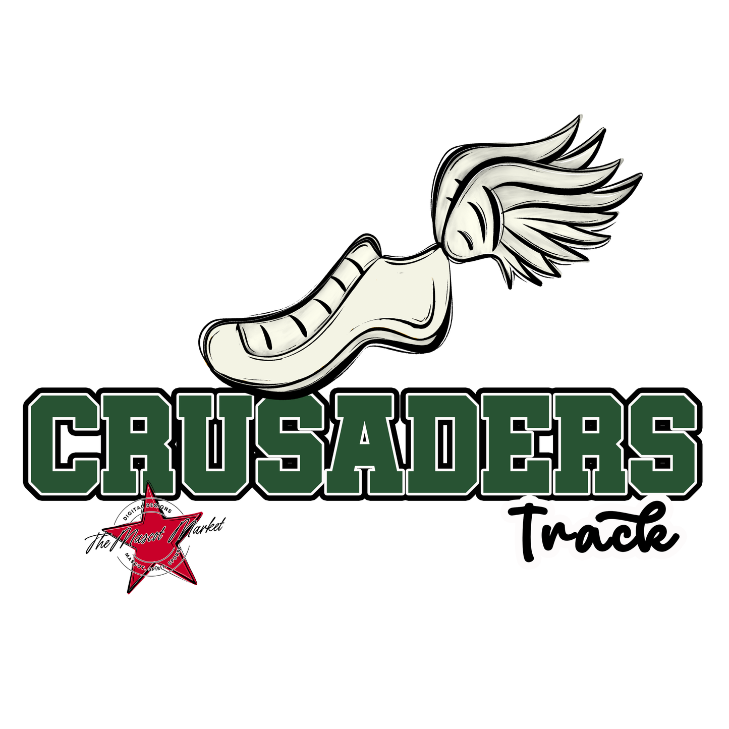 Crusaders Varsity Track-Green