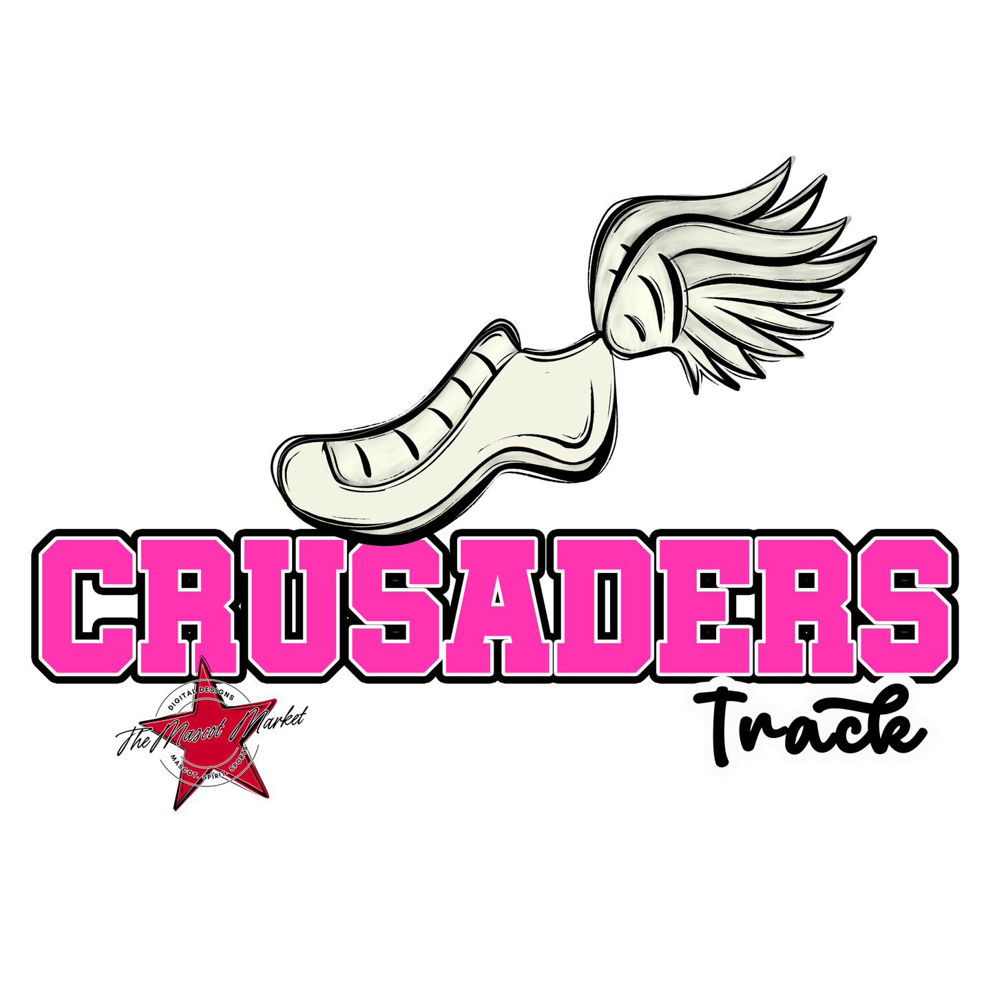 Crusaders Varsity Track-Pink