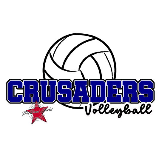 Crusaders Varsity Volleyball-Blue