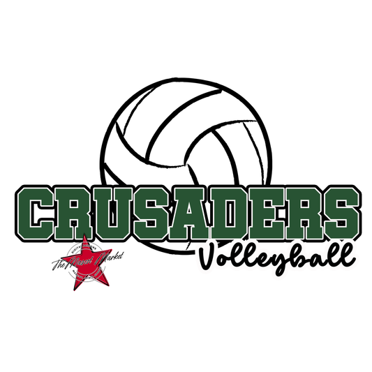 Crusaders Varsity Volleyball-Green