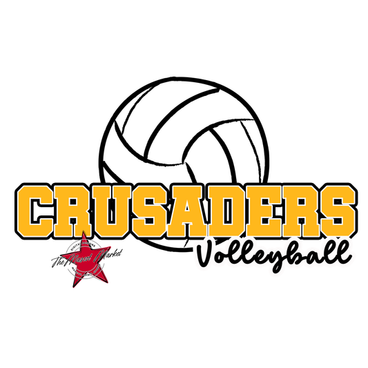 Crusaders Varsity Volleyball-Yellow