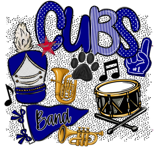 Cubs Band Spirit-Blue