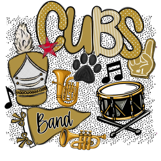 Cubs Band Spirit-Gold