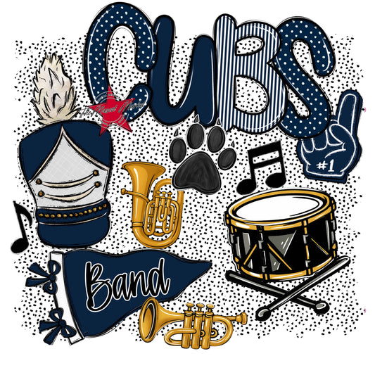 Cubs Band Spirit-Navy