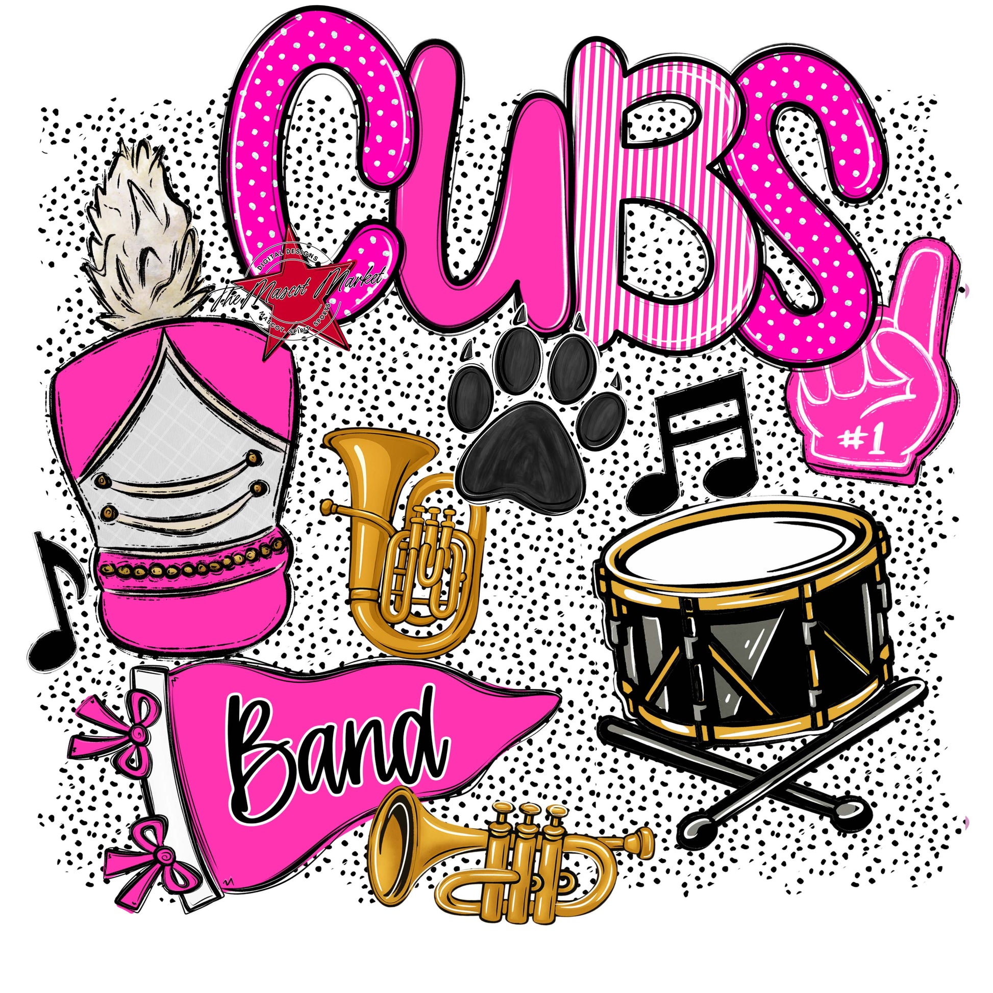Cubs Band Spirit-Pink
