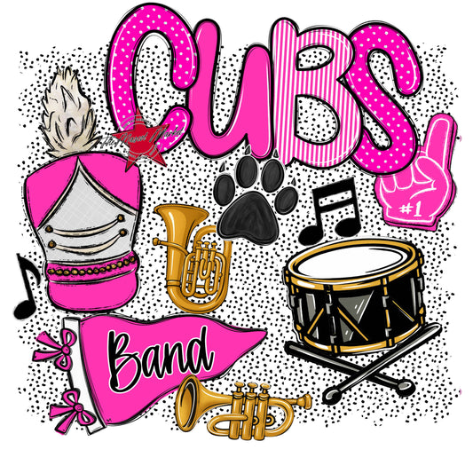 Cubs Band Spirit-Pink