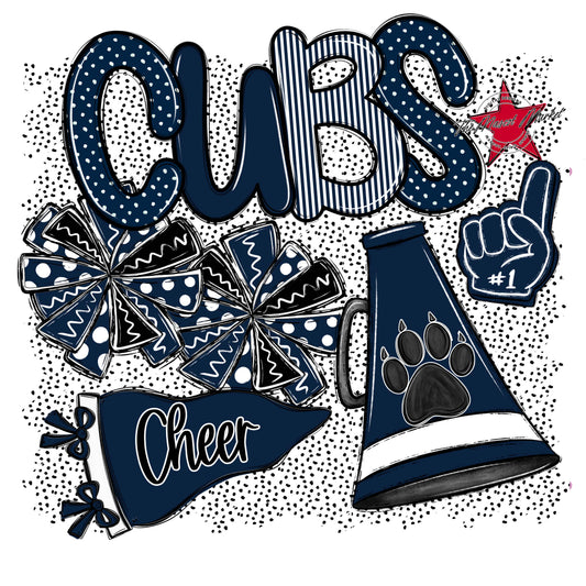 Cubs Cheer Spirit-Navy