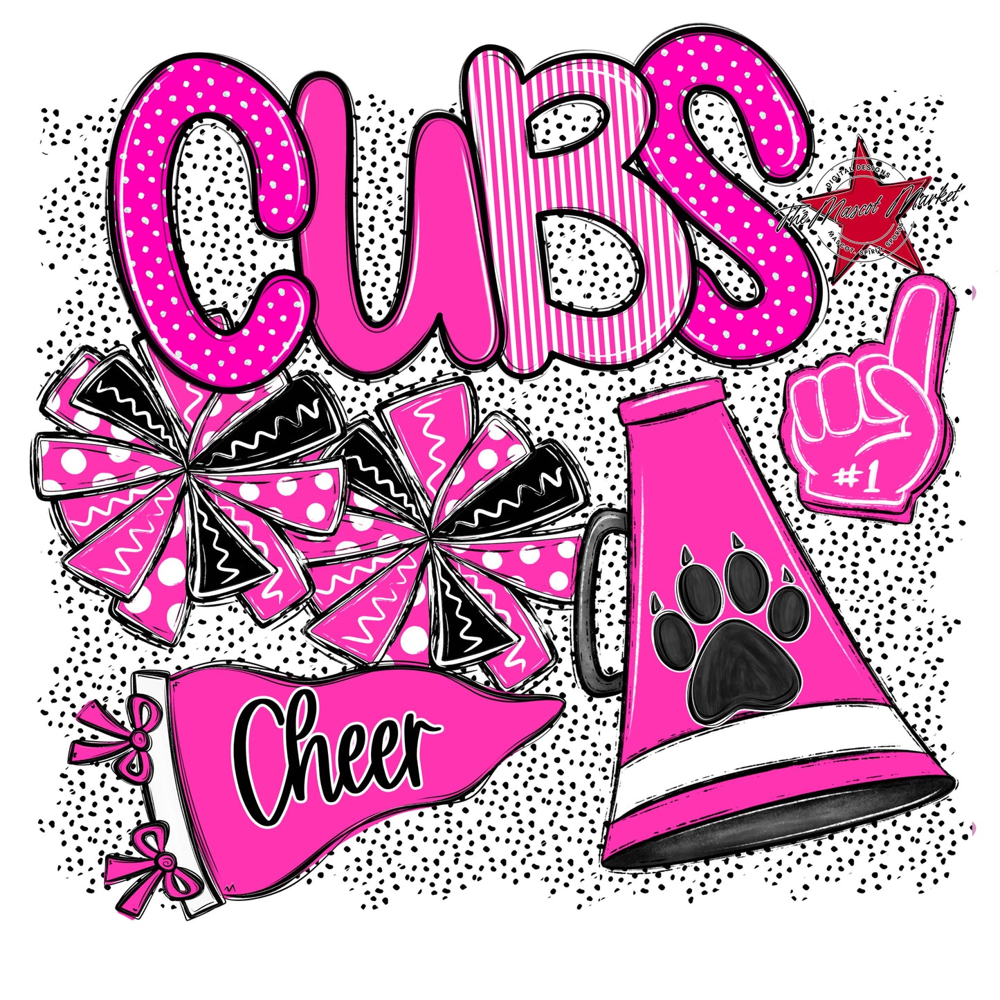 Cubs Cheer Spirit-Pink
