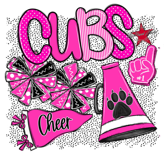 Cubs Cheer Spirit-Pink
