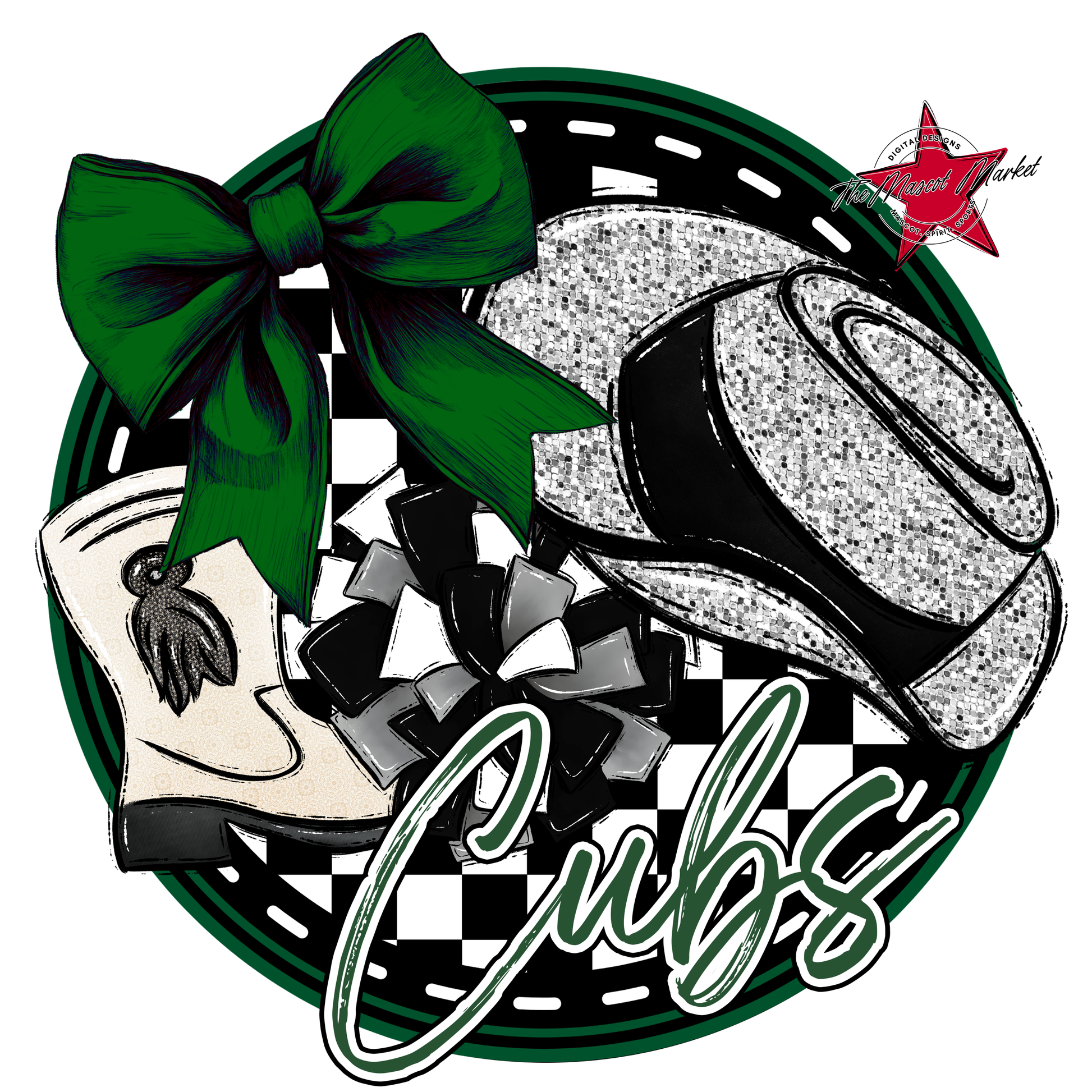 Cubs Circle Drillteam Design-Green