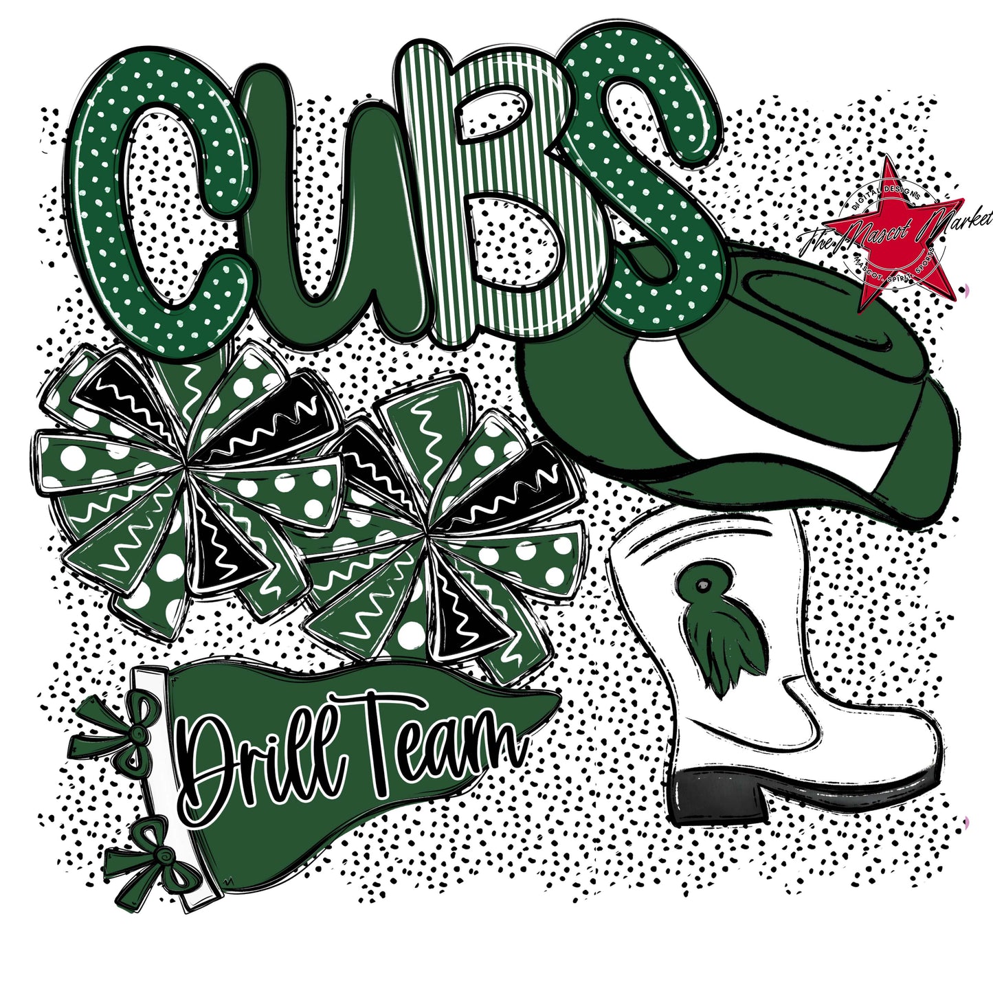 Cubs Drillteam Spirit-Green