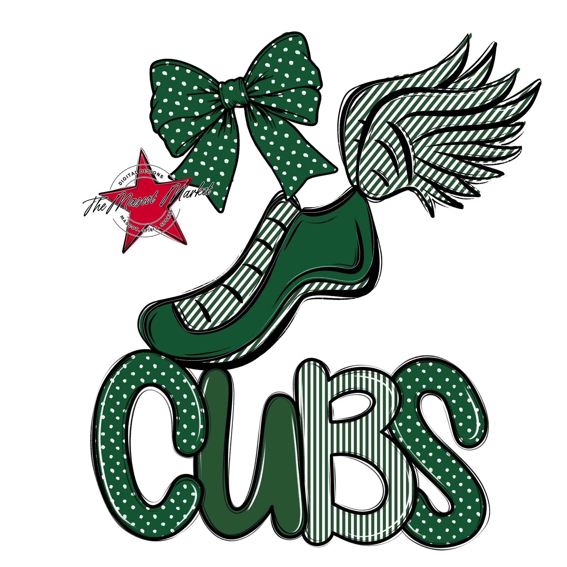 Cubs Track Spirit Design-Green