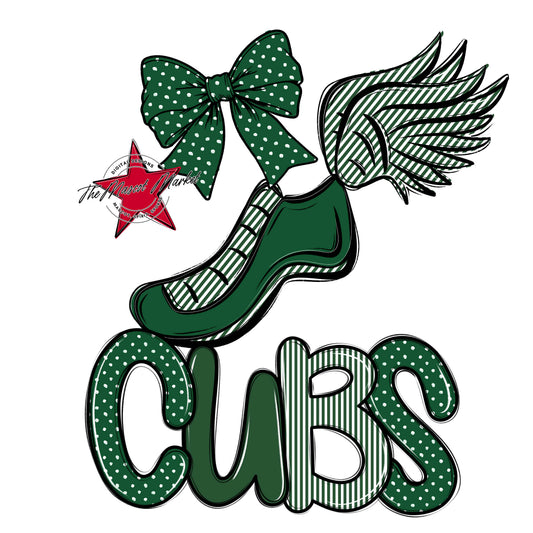 Cubs Track Spirit Design-Green