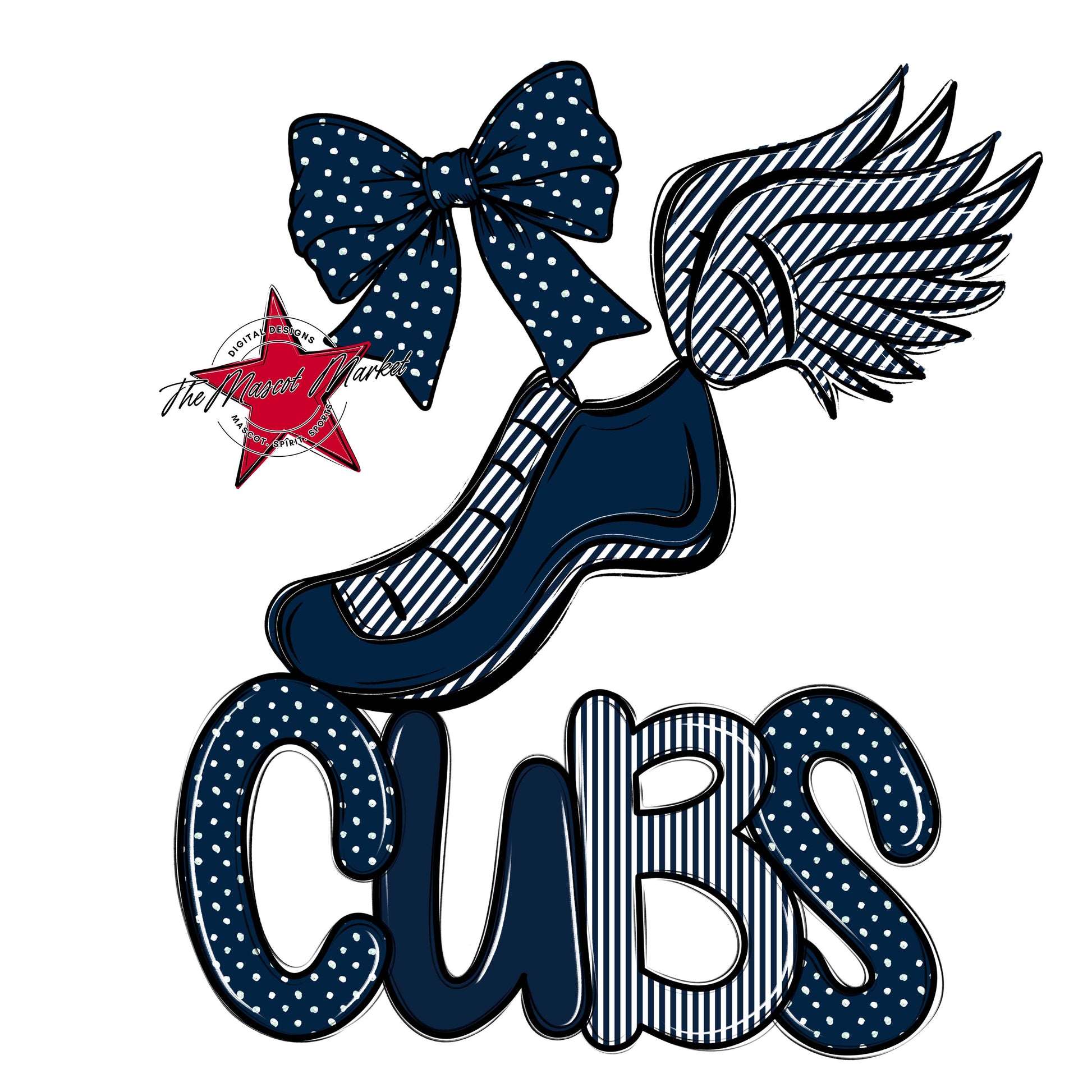 Cubs Track Spirit Design-Navy