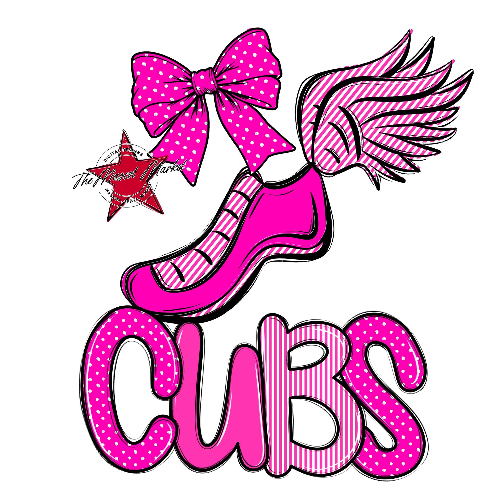 Cubs Track Spirit Design-Pink