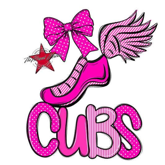 Cubs Track Spirit Design-Pink