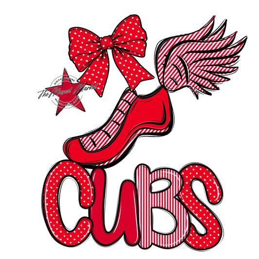 Cubs Track Spirit Design-Red