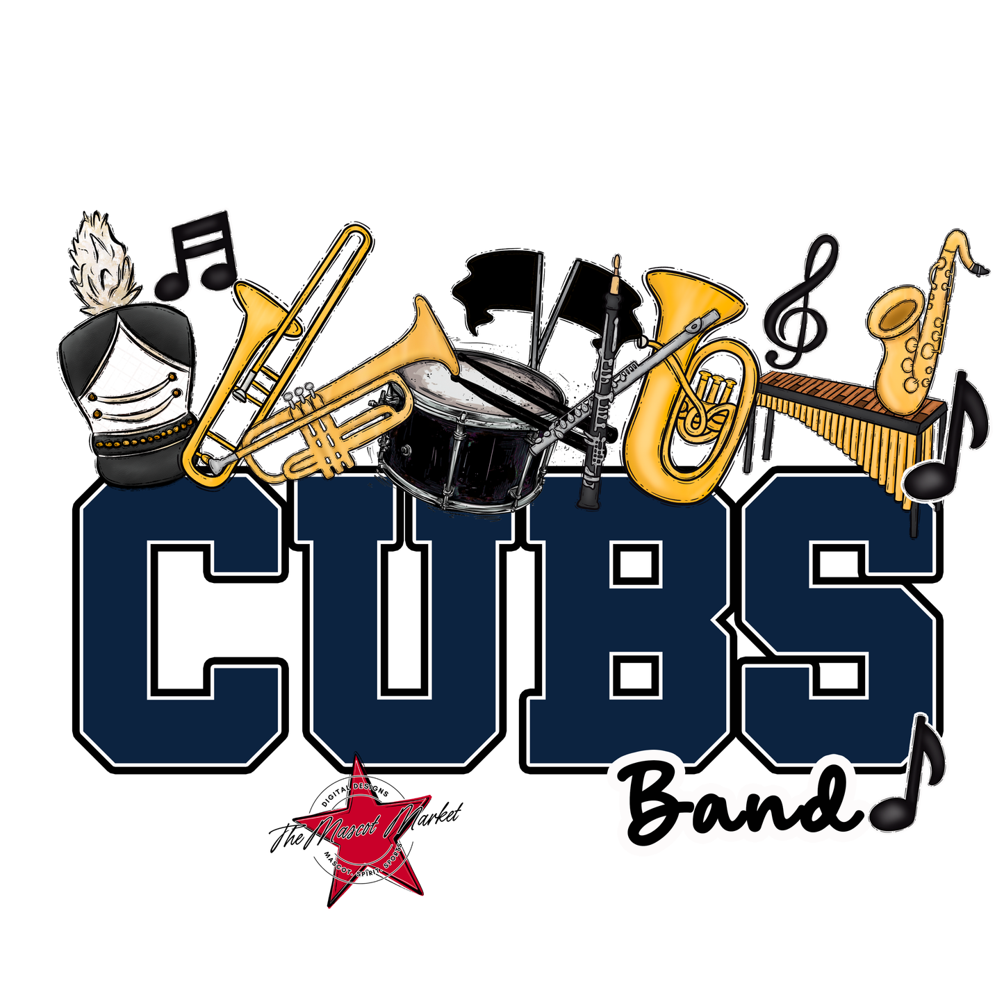 Cubs Varsity Band-Navy