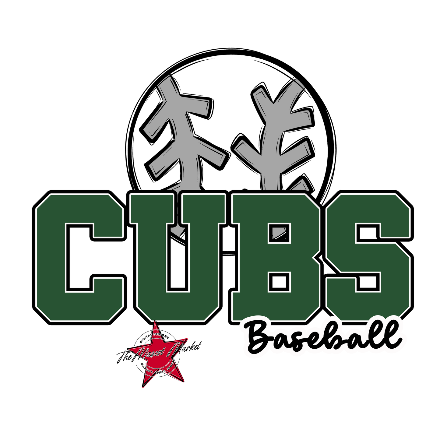 Cubs Varsity Baseball-Green