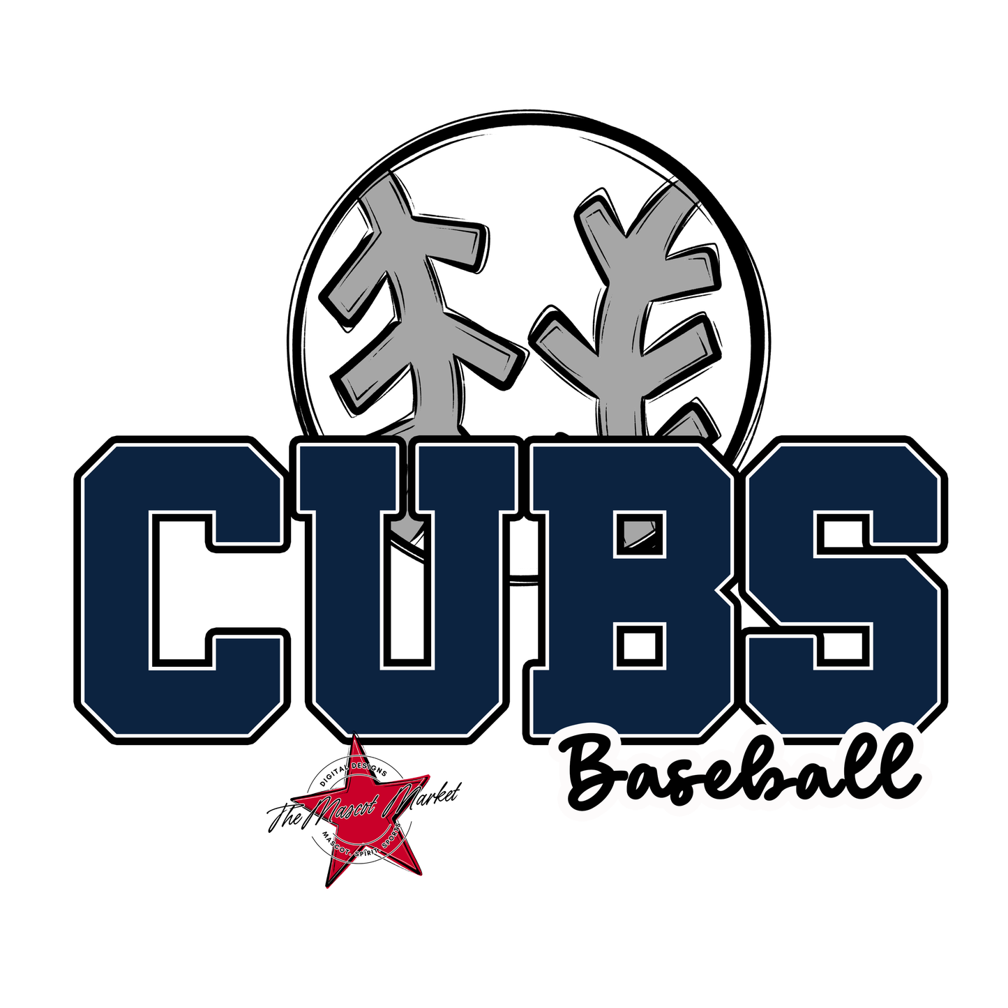 Cubs Varsity Baseball-Navy