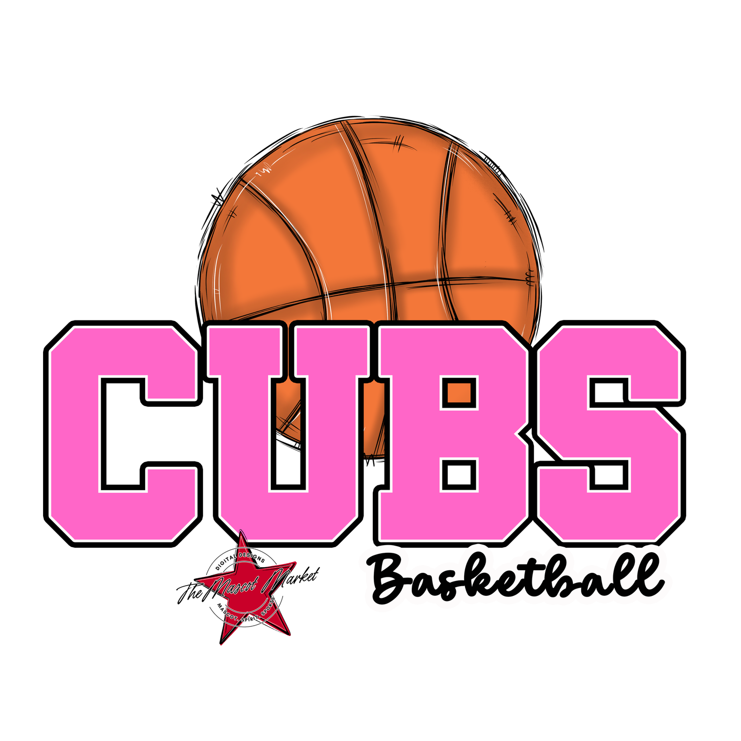 Cubs Varsity Basketball-Baby Pink