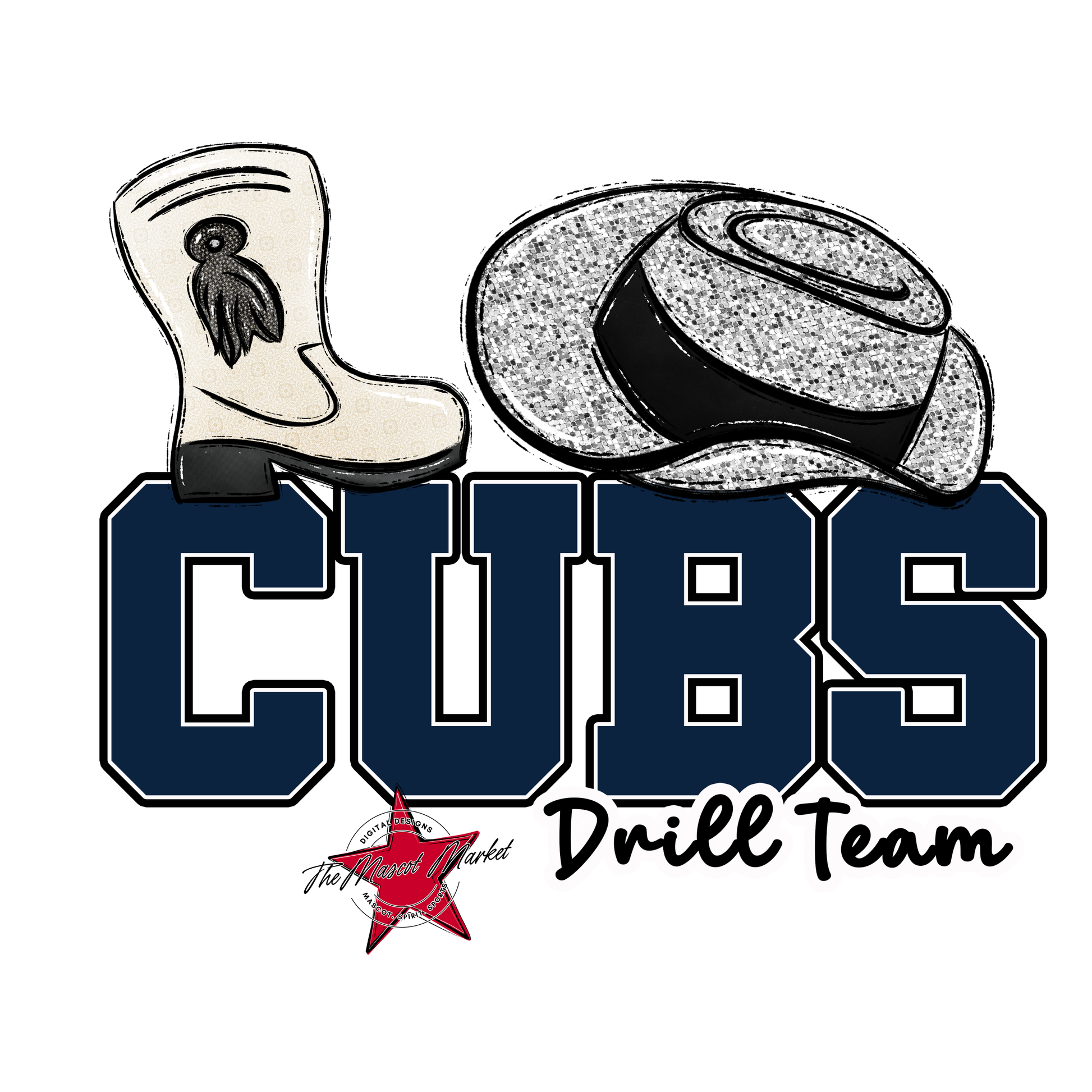 Cubs Varsity Drillteam-Navy