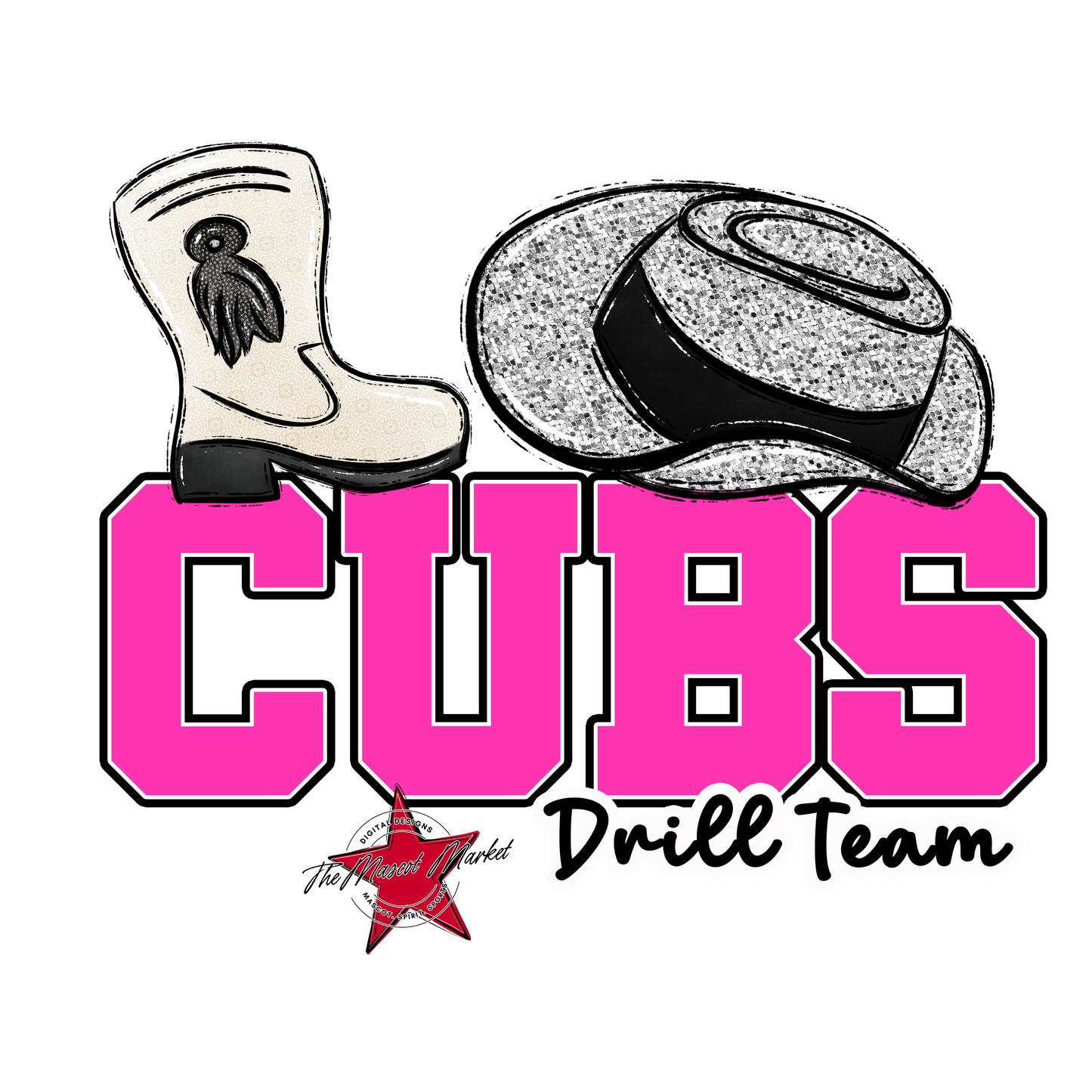 Cubs Varsity Drillteam-Pink