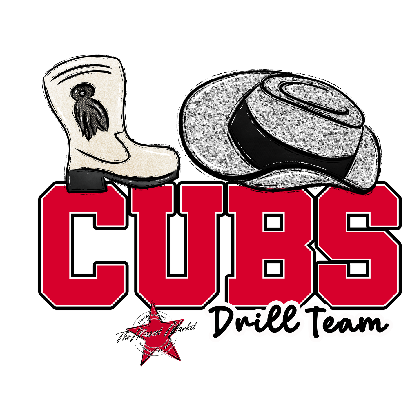 Cubs Varsity Drillteam-Red