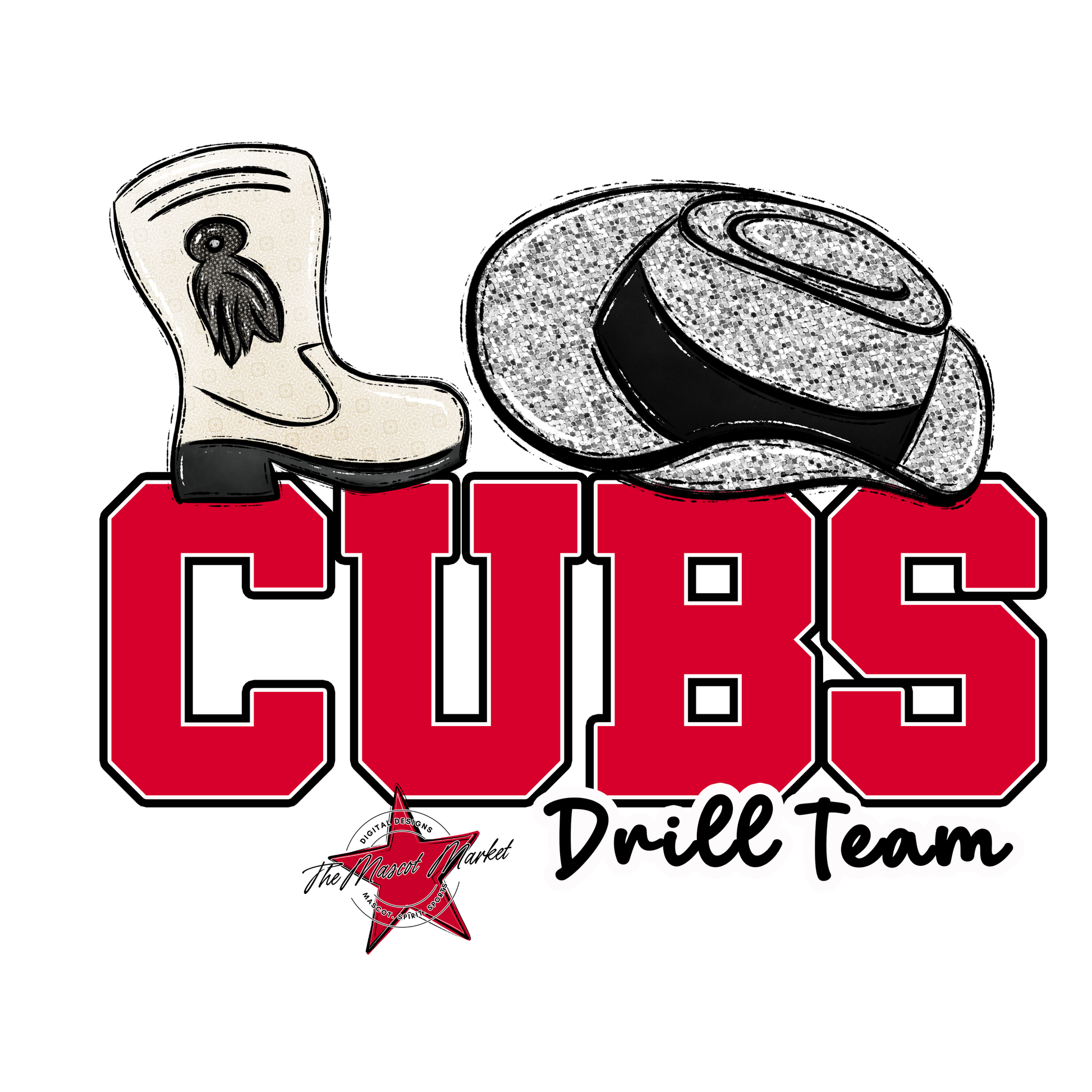 Cubs Varsity Drillteam-Red