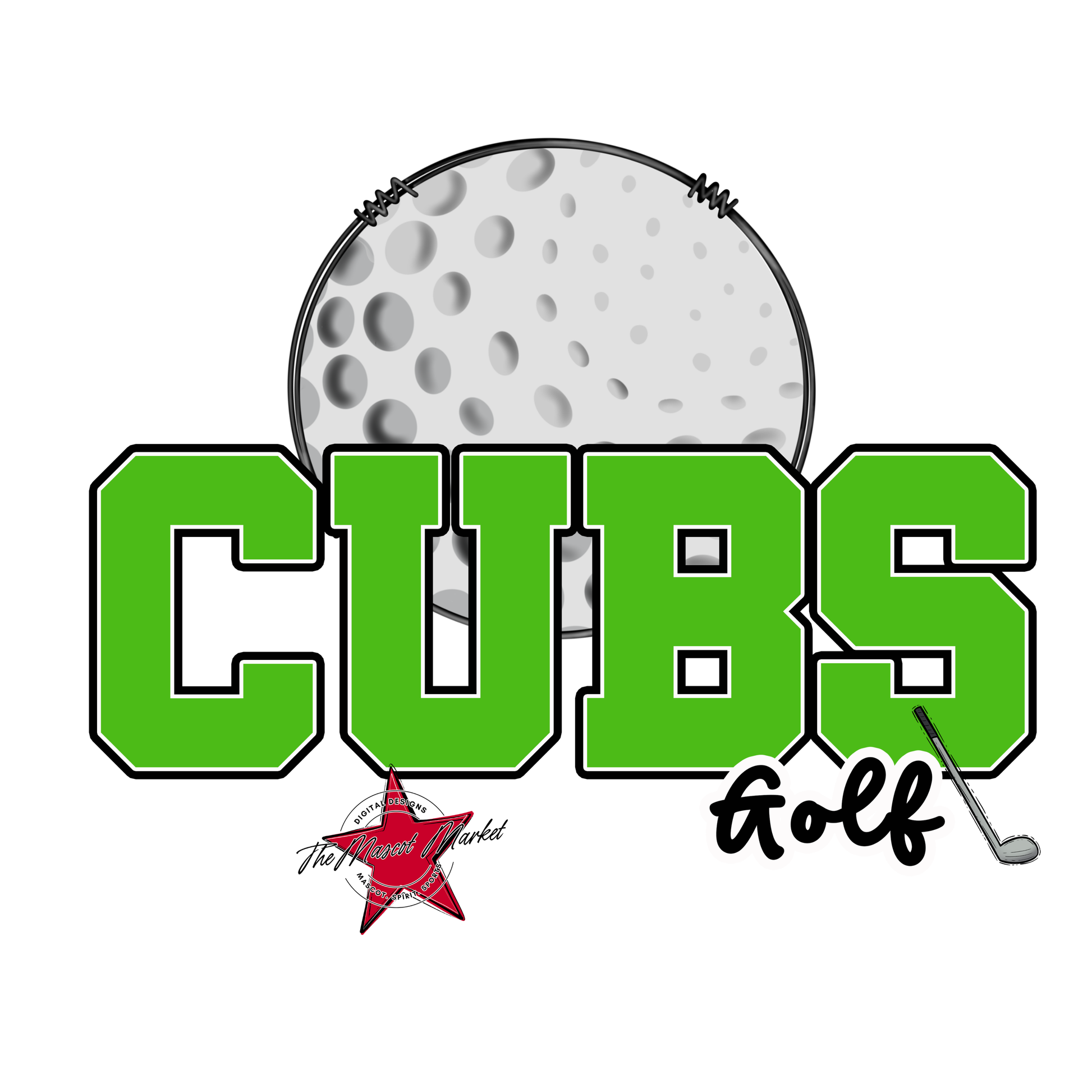 Cubs Varsity Golf-Bright Green