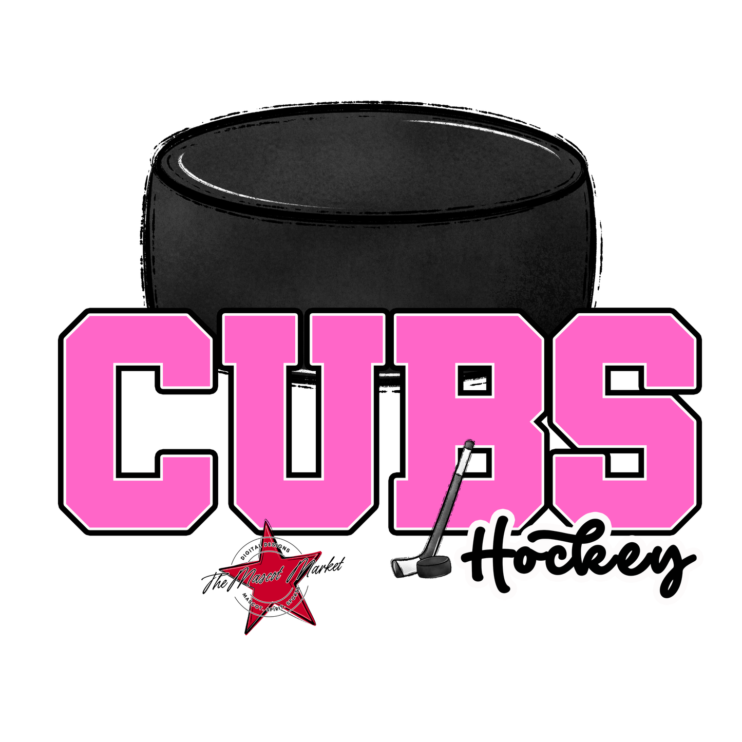 Cubs Varsity Hockey-Baby Pink
