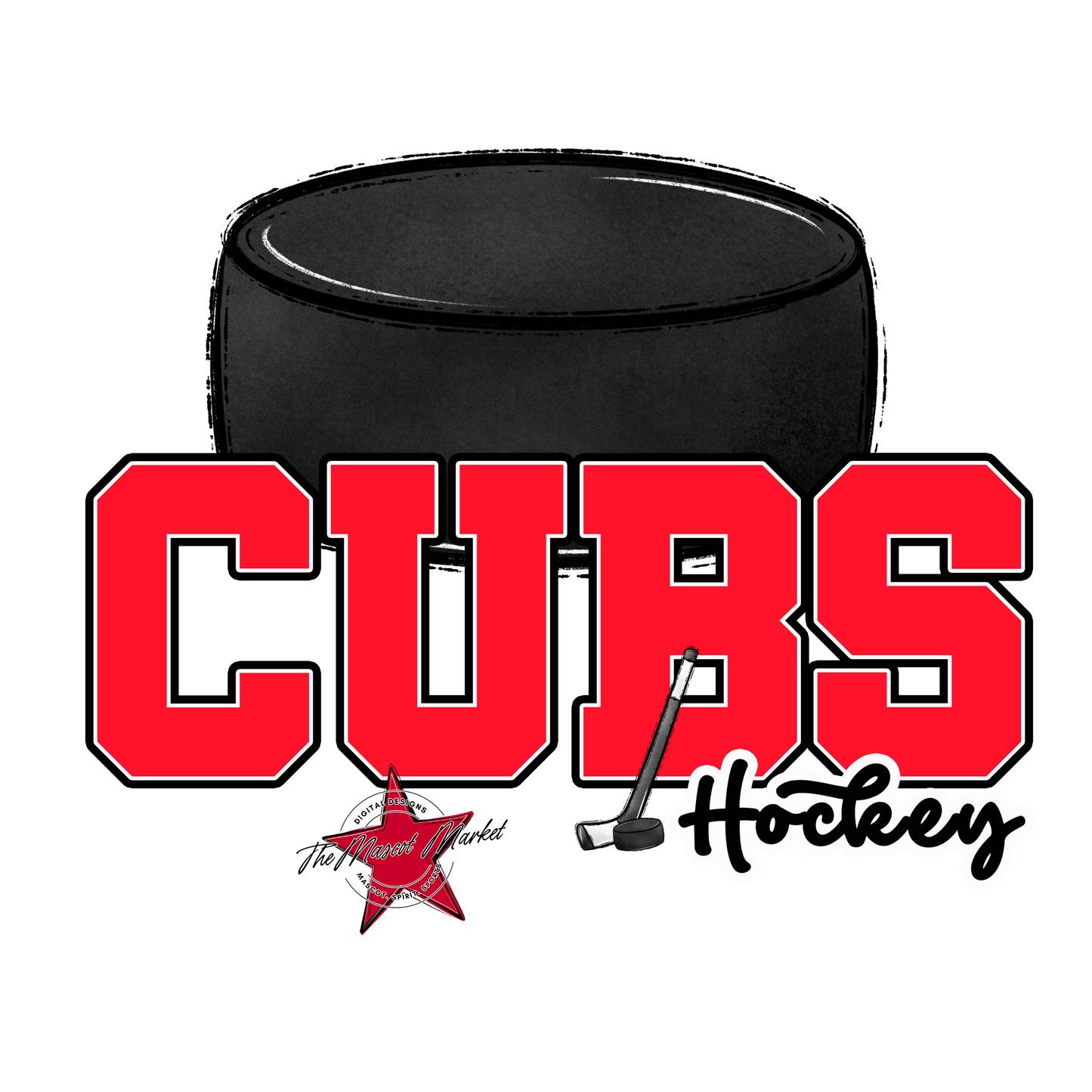 Cubs Varsity Hockey-Bright Red